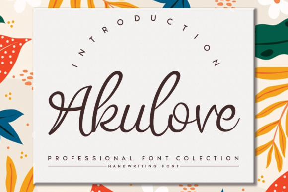 Akulove Font: Authentic Handwritten Charm for Makers