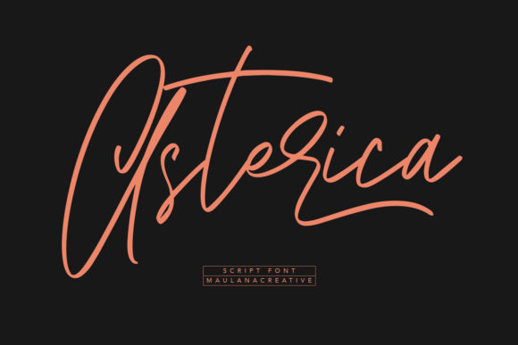 Asterica Font: Elevating Boutique Branding with Script