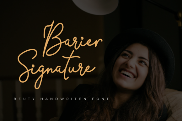 Barier Signature Font for Elegant Web Design