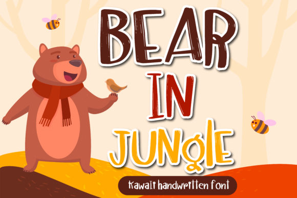 Bear in Jungle Font for Bold Editorial Design