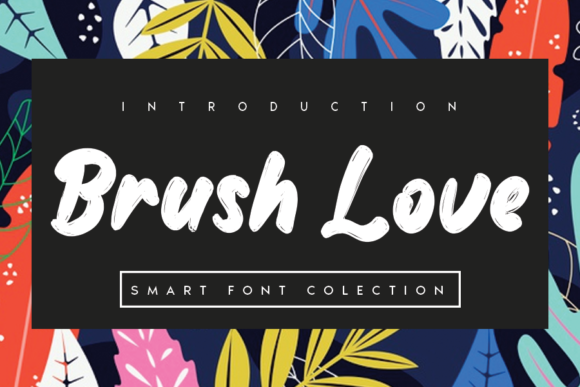Brush Love Font Review for Editorial Design