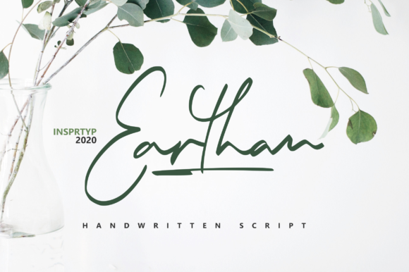 Earthan Font: Elevate Digital Marketing Visuals