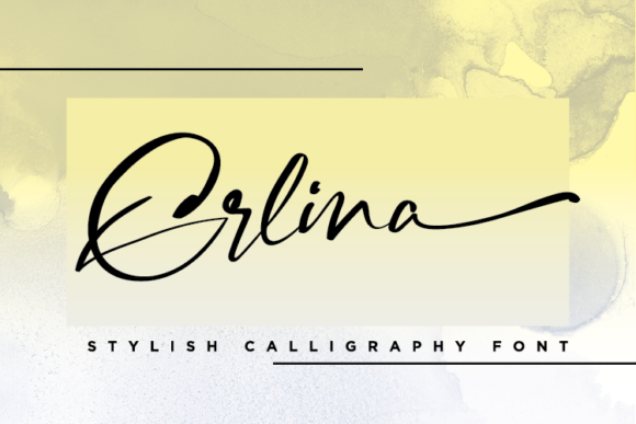Erlina Font: Stylish Handwritten Script for Makers