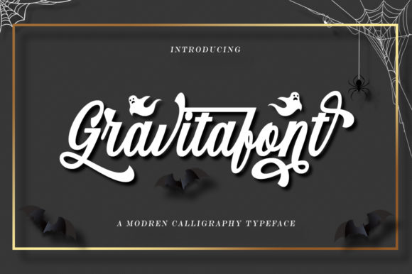 Gravitafont: Elegant Script Handwritten Font for Web Design