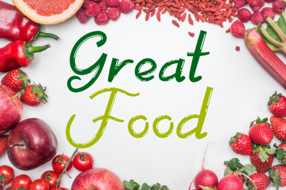Great Food Font Review: Elegant Script for Branding