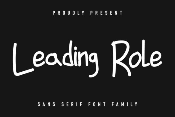Leading Role Font Review for Handmade Product Design