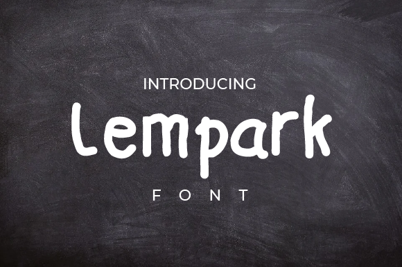 Lempark Font: Cute Handwritten Style for Makers