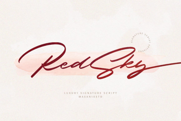 RedSky Font: Elevating Boutique Branding with Elegant Script