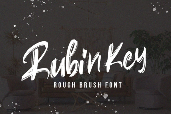 Rubin Key Font: A Script Handwritten Typeface for Editorial Design