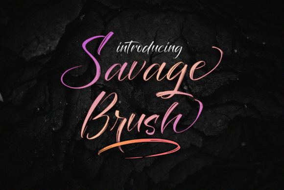 Savage Brush Font: Elegant Script for Web Design