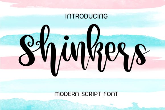 Shinkers Font: Elegant Script for Wedding & Brand Design