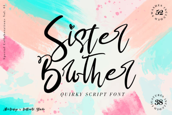 Sister Brother Font Review: Authentic Handwritten Branding