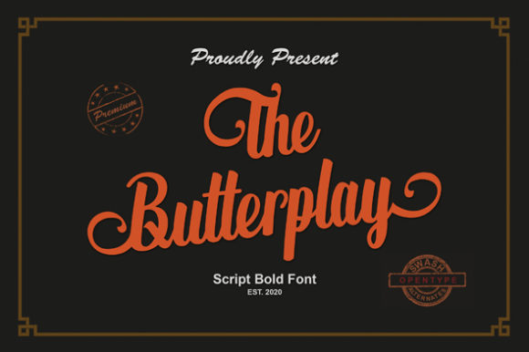 The Butterplay Font for Elegant Marketing Visuals