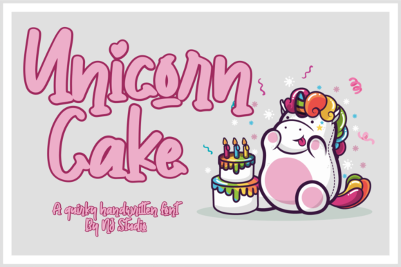 Unicorn Cake Font: Elevating Small Business Branding