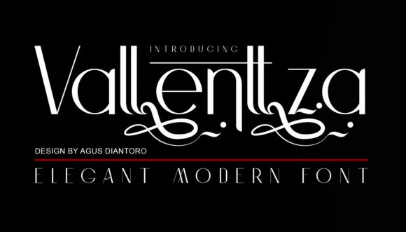 Vallenttza Font: Elegant Script Handwritten Typography for Editorial Design