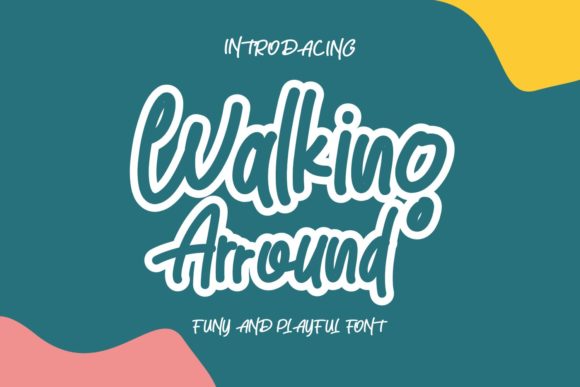 Walking Around Font: A Relaxed Typeface for Editorial Design