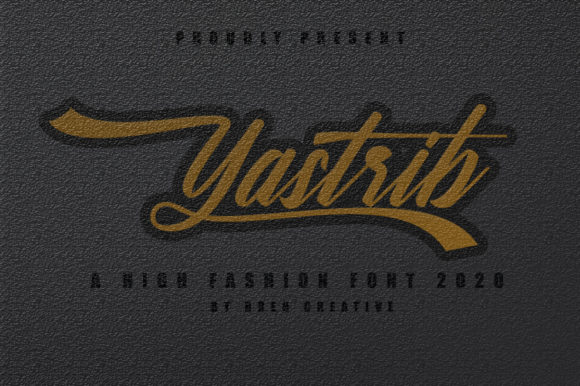 Yastrib Font: Elegant Script Handwritten Typography for Web Design